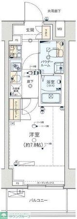 ジェノヴィア東日本橋駅前グリーンヴェールの物件間取画像
